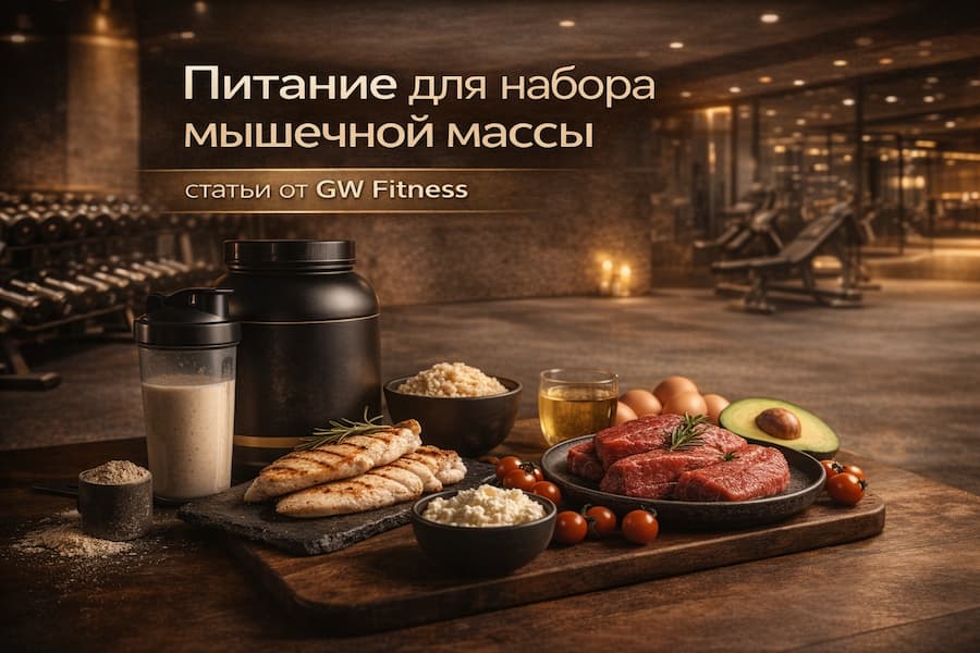 Питание для набора мышечной массы: рацион, БЖУ и режим питания | GW Fitness