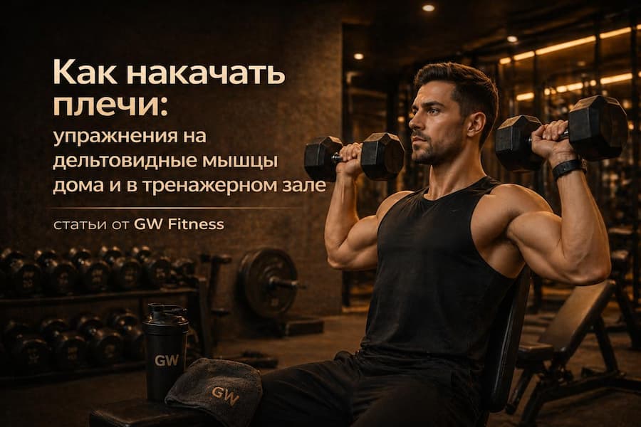Как накачать плечи